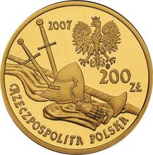 200 złotych 2007 MW   "Rycerz ciężkozbrojny"
