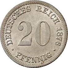 20 Pfennige 1876 J  