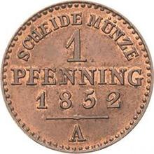 1 fenig 1852 A  