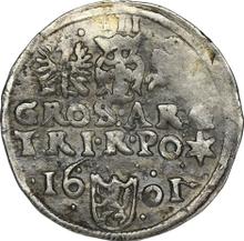 Трояк (3 гроша) 1601    "Всховский монетный двор"