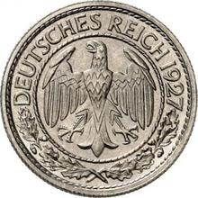 50 Reichspfennigs 1927 D  