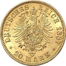 20 Mark 1887 A   "Prussia"