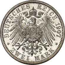 2 marcos 1907 A   "Lübeck"