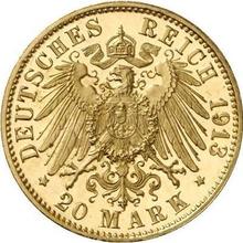 20 marcos 1913 D   "Bavaria"