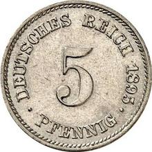 5 Pfennige 1895 E  
