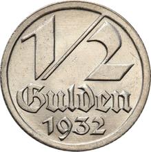 1/2 guldena 1932   