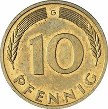 10 fenigów 1991 G  