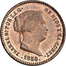 5 centimos de real 1859   