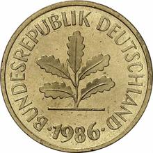5 Pfennig 1986 J  