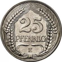 25 fenigów 1909 E  