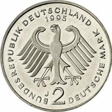 2 марки 1995 J   "Франц Йозеф Штраус"