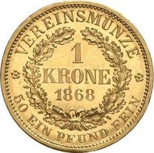 1 corona 1868  B 