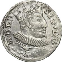 Трояк (3 гроша) 1595  IF  "Люблинский монетный двор"