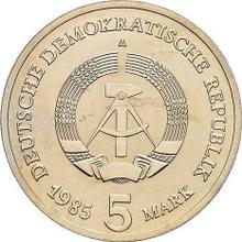 5 марок 1985 A   "Бранденбургские Ворота"