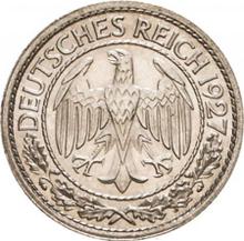 50 Reichspfennigs 1927 E  