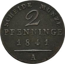 2 fenigi 1841 A  