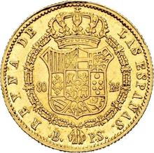 80 Reales 1842 B PS 