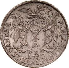 Złotówka (30 groszy) 1762  REOE  "Gdańska"