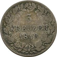 3 крейцера 1843   