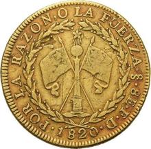 8 escudos 1820 So FD 