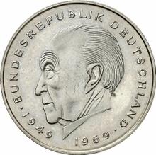 2 marcos 1987 D   "Konrad Adenauer"