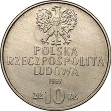 10 złotych 1967 MW   "Generał Karol Świerczewski" (PRÓBA)