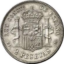 2 pesety 1881  MSM 
