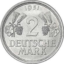 2 марки 1951 J  