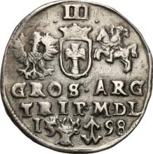 Трояк (3 гроша) 1598    "Литва"