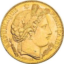 10 francos 1896 A  