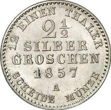2 1/2 Silber Groschen 1857 A  