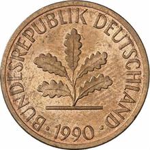 1 Pfennig 1990 G  