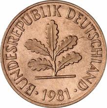 2 Pfennig 1981 G  