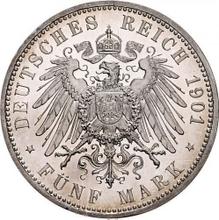 5 marcos 1901 A   "Prusia"