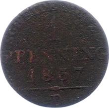 1 fenig 1837 D  