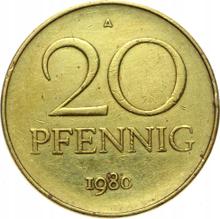 20 Pfennige 1980 A  