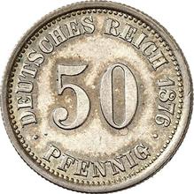 50 fenigów 1876 F  