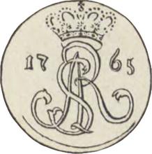 1 grosz 1765    "Bez wieńca" (PRÓBA)
