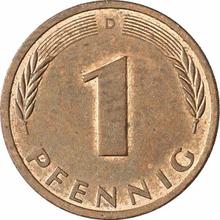 1 Pfennig 1989 D  