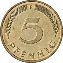 5 Pfennige 1998 F  