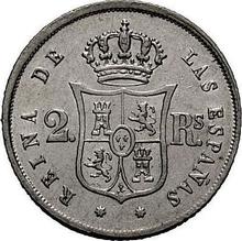 2 reales 1852   