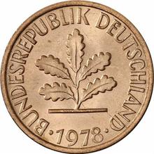 1 Pfennig 1978 D  