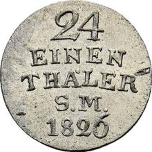 1/24 Thaler 1826   