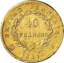 40 franków 1811 K  