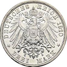 3 марки 1910 G   "Баден"