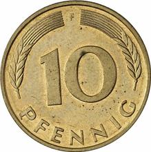 10 fenigów 1995 F  