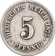 5 fenigów 1874-1889   