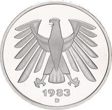 5 марок 1983 D  