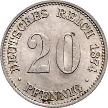 20 Pfennige 1874 E  