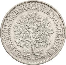 5 reichsmark 1928 F   "Dąb"